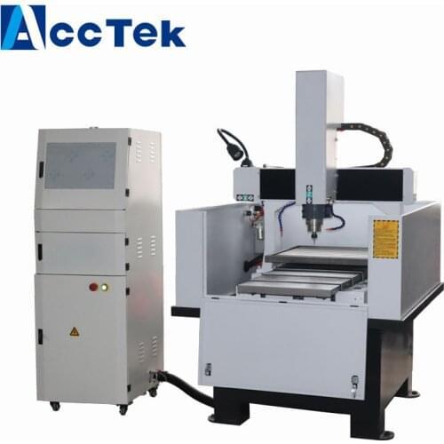 6060 Small Enclosed Metal Cnc Router Milling Machine