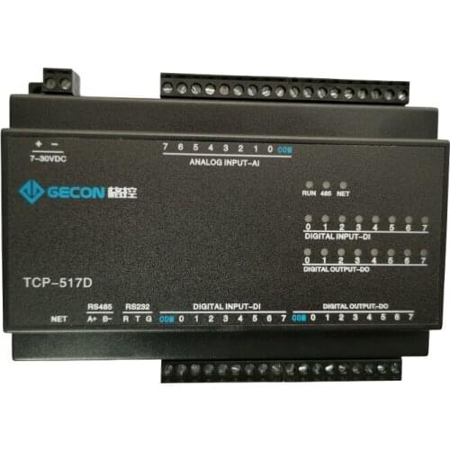 8 analog inputs 8 NPN transistor outputs 8 channel binary inputs Modbus RTU