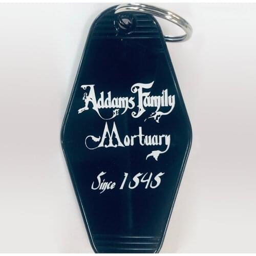 ADDAMS FAMILY inspired keytag