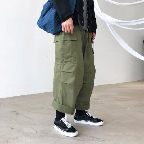 Hot sale men cargo pants camouflage trousers military pants for man Fashion Military Cargo Pants Men Loose Baggy Tactical Trouse