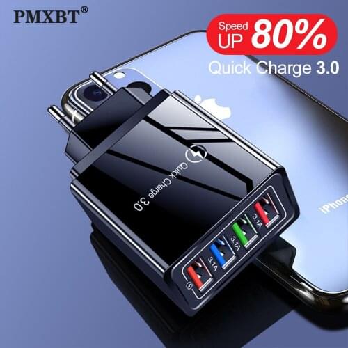 Quick Charge 3.1 48W QC 3.0 4.0 Fast charger USB portable Charging Mobile Phone Charger For iPhone Samsung Xiaomi Huawei Adapter