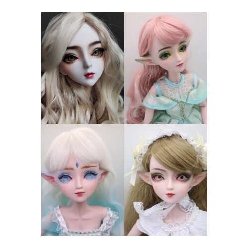 Customized BJD dolls Elf doll DIY Plastic doll 24 joints ball joint doll 58cm
