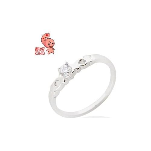 Kuniu simple finger rings for women alloy metal material trendy classic style anniversary wedding occasion lover fashion jewelry