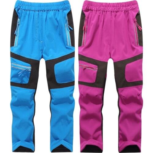 Summer Boys Girls Outdoor Sports Breathable Quick dry Pants Waterproof Trousers Children Riding Bicycle Roller Skating Pants