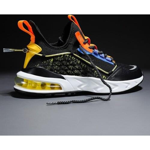 Cushioning Platform Running Shoes Men Mens Trainers Zapatillas Hombre Mesh Sports Shoes for Male Chunky Sneakers Breathable