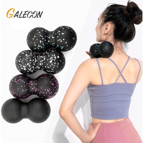 EPP Lacrosse Myofascia Ball For Woman Peanut Fascia Ball Massage Ball Gym Home Yoga Ball Jawline Exercise Ball Fitness Equipment