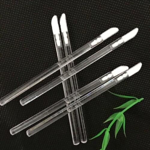 50Pcs Disposable Makeup Lip Brush Lipstick Glossy Crystal Eyelash Extension Lash Cleaner Applicators Cosmetic Women Accessories