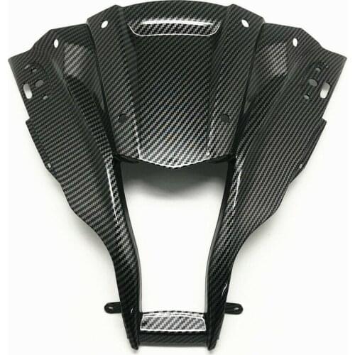 Carbon Fiber Pattern Upper Front Nose Dash Cover Fairing for KAWASAKI ZX-10R 2011-2015