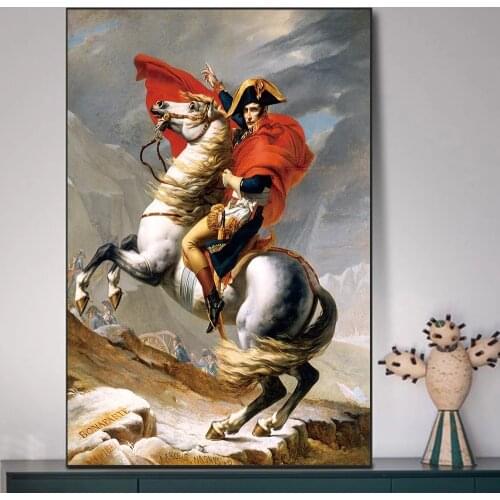 Portrait of Napoleon Classical Oil Paintings Print On Canvas Art Prints European court Wall Pictures For Living Room Wall Decor