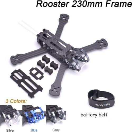 NEW Rooster 230 5" FPV Racing Drone Quadcopter Frame 5 Inch FPV Freestyle Frame For Rooster 230mm QAV-R
