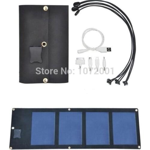 Thin film folding flexible solar charger 6W 5.2V energy rechargeable battery for moble solar power battery for Travel Charge