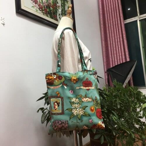 Storage Shoppers High Capacity Eco Bag Fashion Literature and Art Handbag Exquisite Womens Shopping Bag Shoulder Bags Handbags