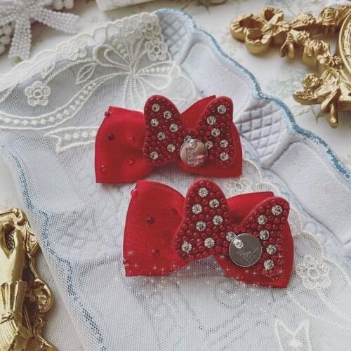 Handmade Dog Accessories Hairpin Pet Head Wear Clip Cute Pink Villus Pearls Grooming Maltese Poodle Small Breed Yorkie