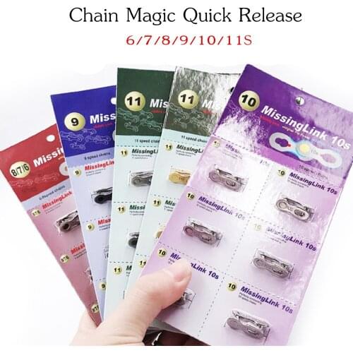 VXM Bike Chain Lock Mountain Road MTB Bicycle Chain Connector for 6/7/8/9/10/11Speed Quick Master Link Joint Repair Tool Parts