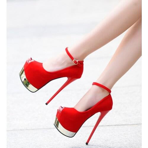 Womens singles fashion high heels 17 cm wedding shoes womens fish mouth open toe shallow mouth sexy party shoes ladies sandals