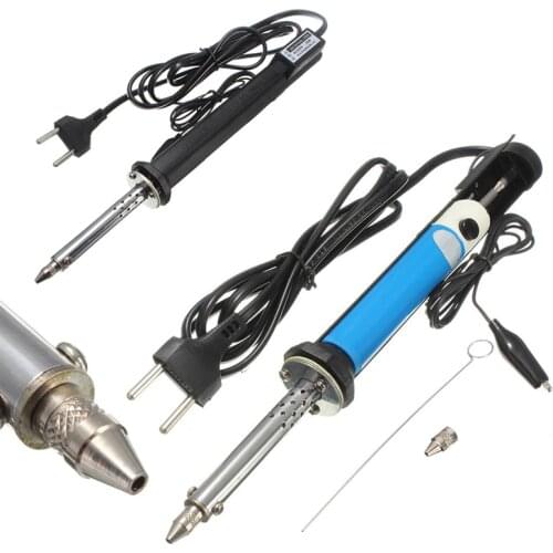 1Set 30W 220V EU Plug 2 in 1 Heating Solder Sucker Pump Weld Soldering Iron Tool
