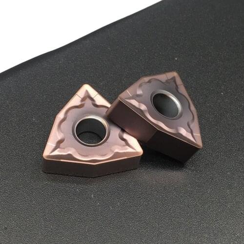 10PCS WNMG080408-GS FT1125 For Stainless Steel External Turning Tools Carbide Insert Lathe Cutter Machine Tool Accessories