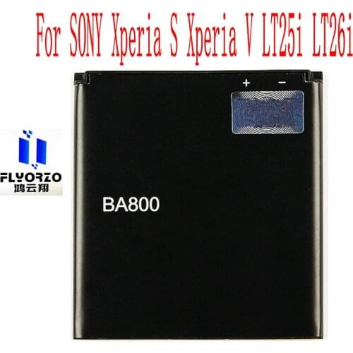 100% Brand new High Quality 1700mAh BA800 Battery For Sony Xperia S SL VC lt26i LT26I LT26ii Lt25i LT25C Mobile Phone