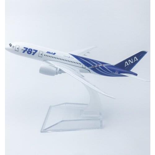 All Nippon Airways 787 ana alloy aircraft model aircraft model aviation gift 16cm alloy aircraft model