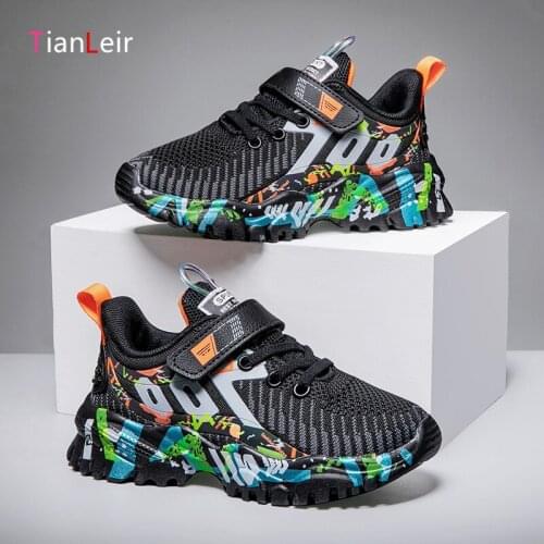 2021 Autumn Kids Shoes Boys Fashion Comfortable Kids Sneakers For Boys Shoes Breathable Casual Children Shoes Chaussure Enfant