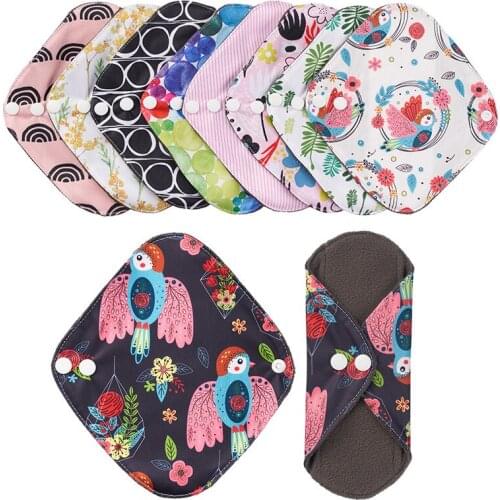 [ALINAPPY] Free Shipping Healthy Feminine Hygiene Bamboo Panty Liner, Reusable Waterproof Menstrual Cloth Sanitary Pads 18*20cm