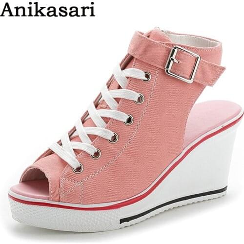 Женские туфли на скрытой платформе Anikasari China At AliExpress