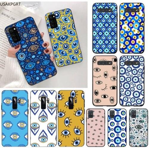 Evil eye Phone Case for Samsung S20 plus Ultra S6 S7 edge S8 S9 plus S10 5G lite 2020