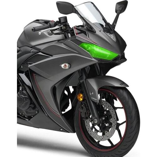 For R3 R25 YZFR3 YZFR25 YZF-R3 YZF-R25 15-18 2016 2017 Motorcycle Headlight Protection Cover Acrylic lens