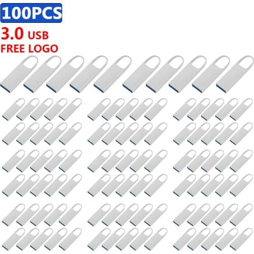 100pcs/lot free Customize logo USB 3.0 Flash Drive 128GB 64GB 32GB 16GB USB pen dirve waterproof Flash Disk u Disk Memoria stick