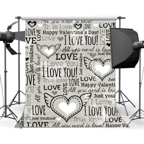 Happy Valentines Day Backdrop Sweet Hearts Love You and Me Cupids Arrow Romantic Wallpaper Background