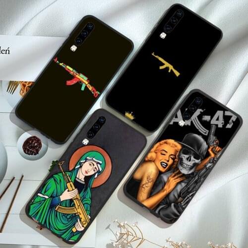 AK-47 gun Phone Case For Huawei Mate 9 10 20 Pro lite 20x nova 3e P10 plus P20 Pro Honor10 lite
