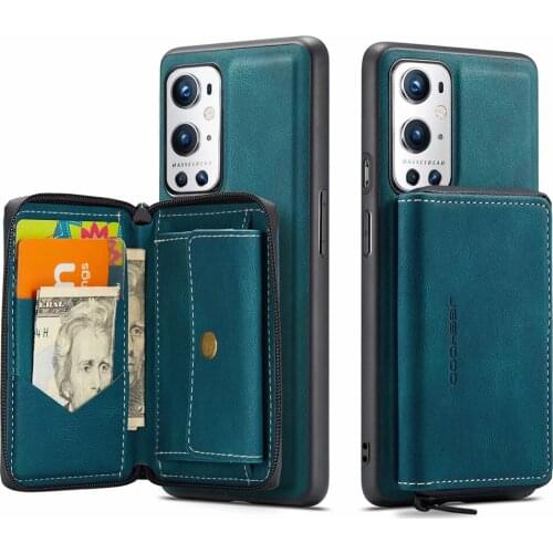 Magnetic Card Wallet Fundas PU Leather TPU Cover For One Plus OnePlus9 OnePlus 9 Pro 9pro 6.7 Inch Case Shell Coque