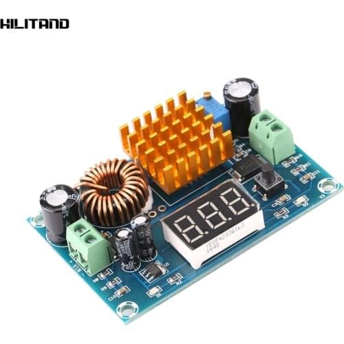 5A DC-DC Converter Boost Module Power Supply Step Up Module Boost Module Digital Voltmeter Display 3-35V to 5V-45V