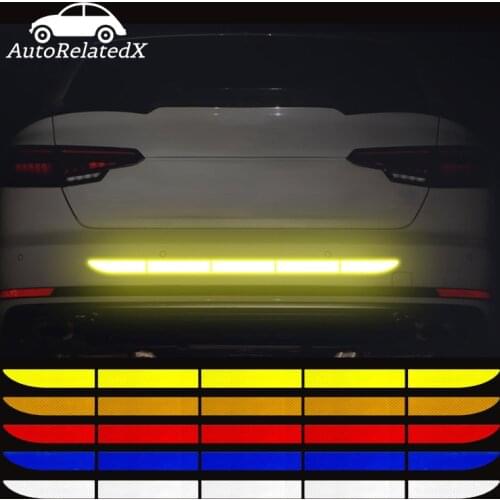 Exterior Warning Strip Reflect Tape Warn Mark Trunk Exterior Auto Accessories For Hyundai Tucson Creta Kona IX35 Solaris Accent
