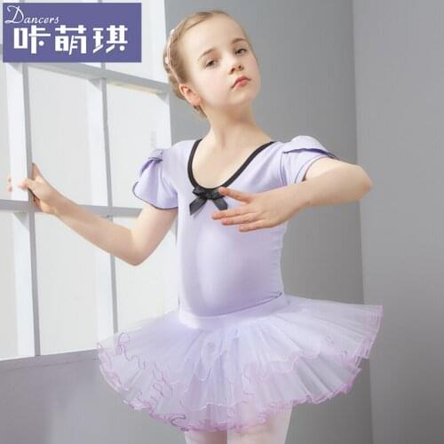 2018 New Girls Ballet Dancing Competition Suit Students Dancing Stage Show Dress Children Ballet Gymnastics Dancing Suit B-3356