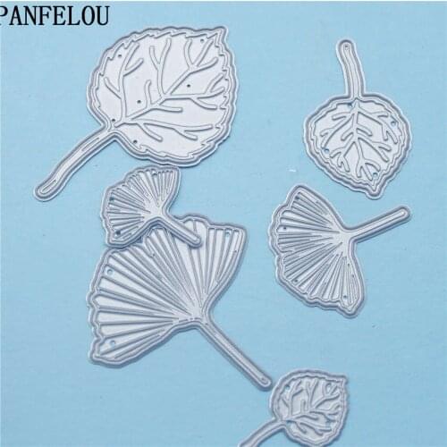 PANFELOU The leaves suit metal crafts paper die cutting dies for Scrapbooking/DIY wedding Halloween Hand account cards