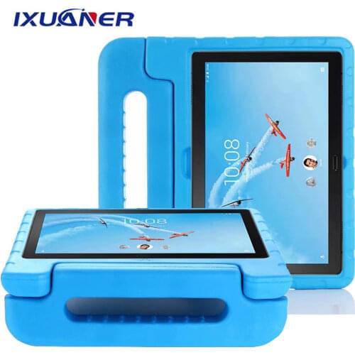 Shockproof Kids Case for Lenovo Tab P10 TB-X705L TB-X705F 10.1" Cover EVA Funda Tablet Stand for Lenovo M10 TB-X605L TB-X605F
