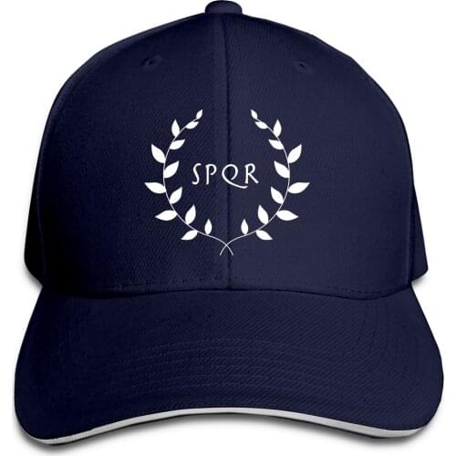Roman SPQR Wreath Spqr _ fishing hip hop casquette R221 Graphic Funny Mens Womens cap