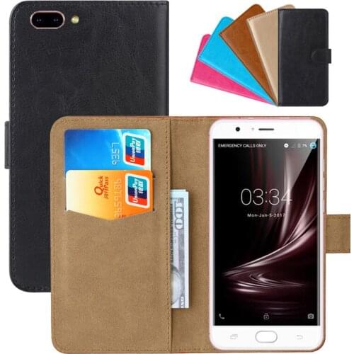 Luxury Wallet Case For XGODY D18 PU Leather Retro Flip Cover Magnetic Fashion Cases Strap