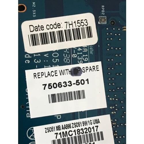 FAST SHIPPING BRAND NEW,ZSO51 LA-A996P REV : 4.0 15-G Laptop Motherboard for HP 15-G MAINBOARD ,ONBOARD CPU (COMPARE PHOTOES)))