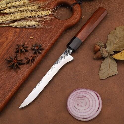 Sanhe Steel 6-Inch Bone Cut Butcher Kitchen Chef Siced Fish Chip Cooking Field Special Collection EDC Tool Knife
