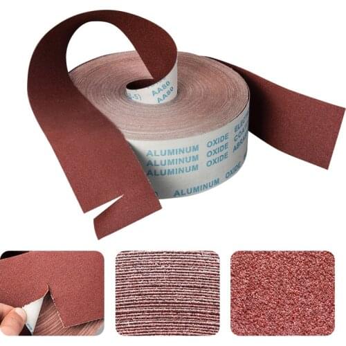 1Meter Hand Tearing Coarse Abrasive Cloth Roll Furniture Polishing Abrasive Tools Metalworking Wood Furniture Abrasive Cloth