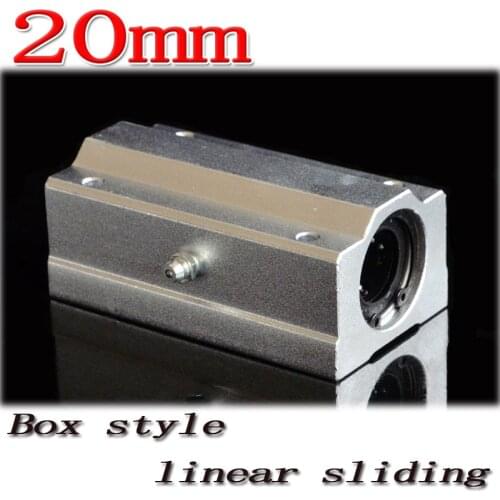 1pcs/lot SC20LUU SCS20LUU 20mm Linear Ball Bearing Block for 20mm shafts CNC Router pillow Free shipping