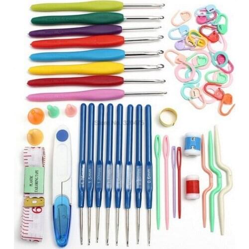100set Magic Set New Knitting Tools 16 Size Crochet Set Crochet Set Handmade Wool Knitting Crochet Tool Set
