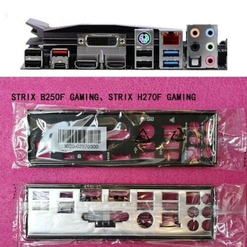 1x I/O IO Shield Backplate For ASUS STRIX H270F GAMING