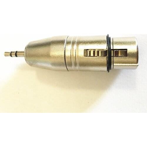 2pcs/lot Good Quality 3.5mm Plug to 3Pin XLR Female Microphone Audio Adapter Connector