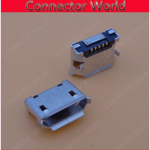 50PCS/LOT Micro USB Charging Data Power Jack Port charger Connector for Lenovo A1000 A1000-T A1020 A1020-T A2107 A2207 Tablet