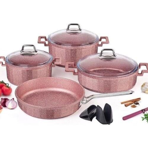 530 7 piece Granite Die Casting Cookware Set