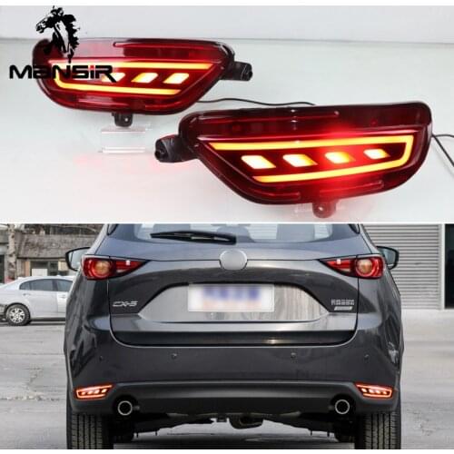 Car LED Rear Bumper Light Reflector Taillights Fog Lamp Reverse Lights Backup Lamps For Mazda CX-5 CX5 2017 2018 2019