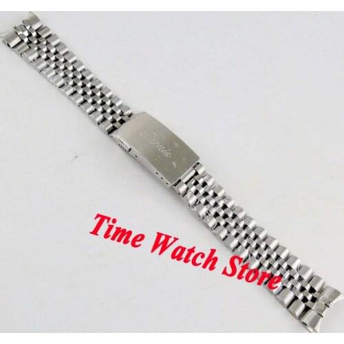 New PARNIS Jubilee 20mm width 316L stainless steel watch band watch strap bracelet Fit 40mm Parnis SUB mens watch B1